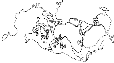 Ancient terranes in Pangaea