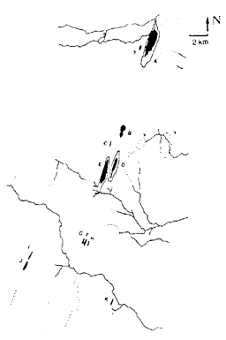 String of linear depressions characterizing the Rio Cuarto crater field