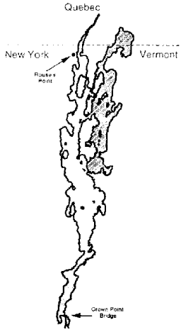 Seiches of Lake Champlain