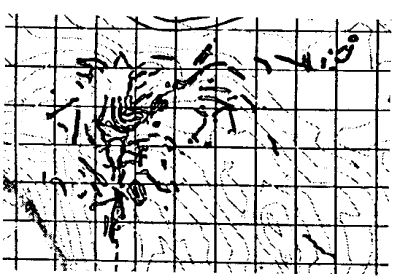 Maps of the main concentrations of Mosier Mounds